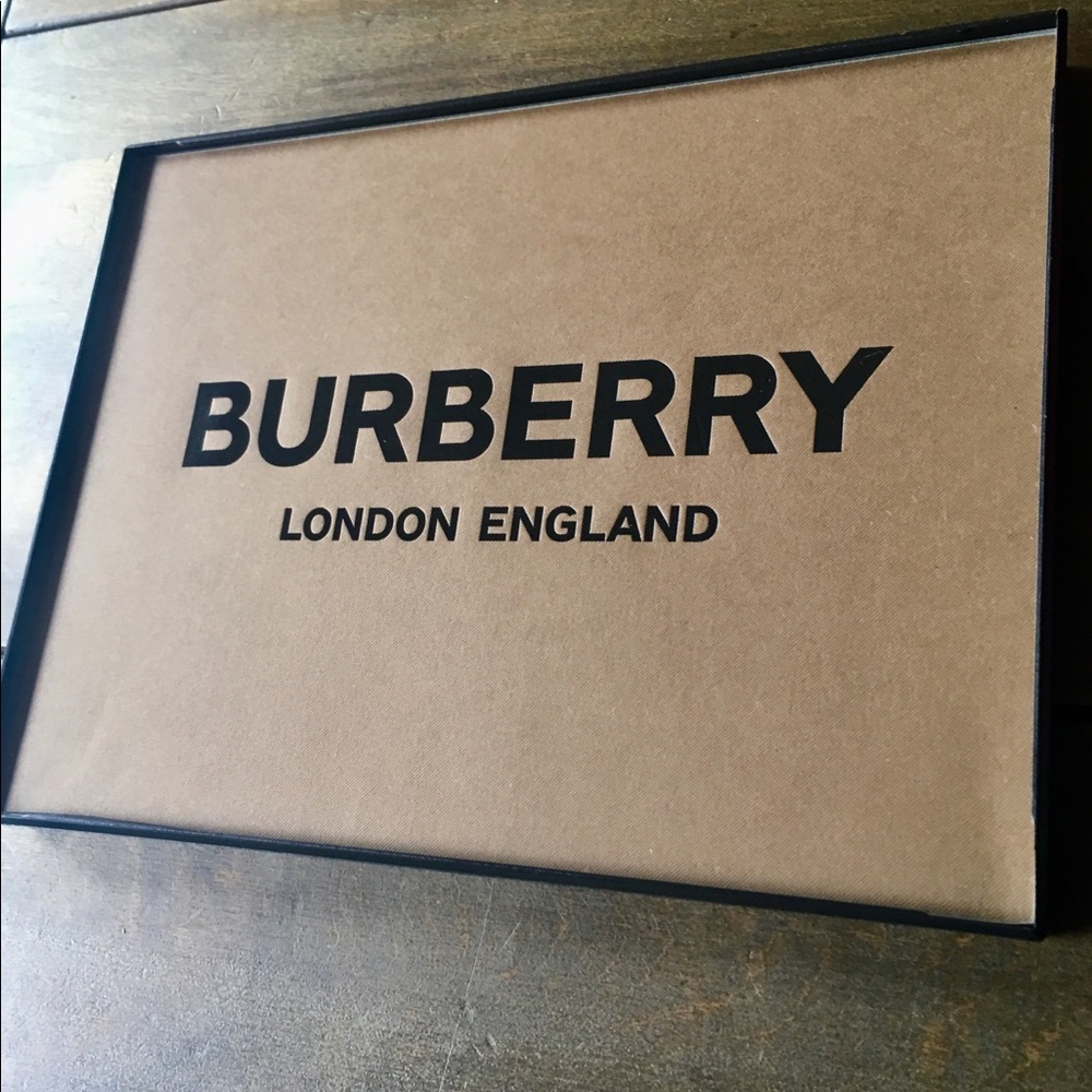Burberry custom logo bag